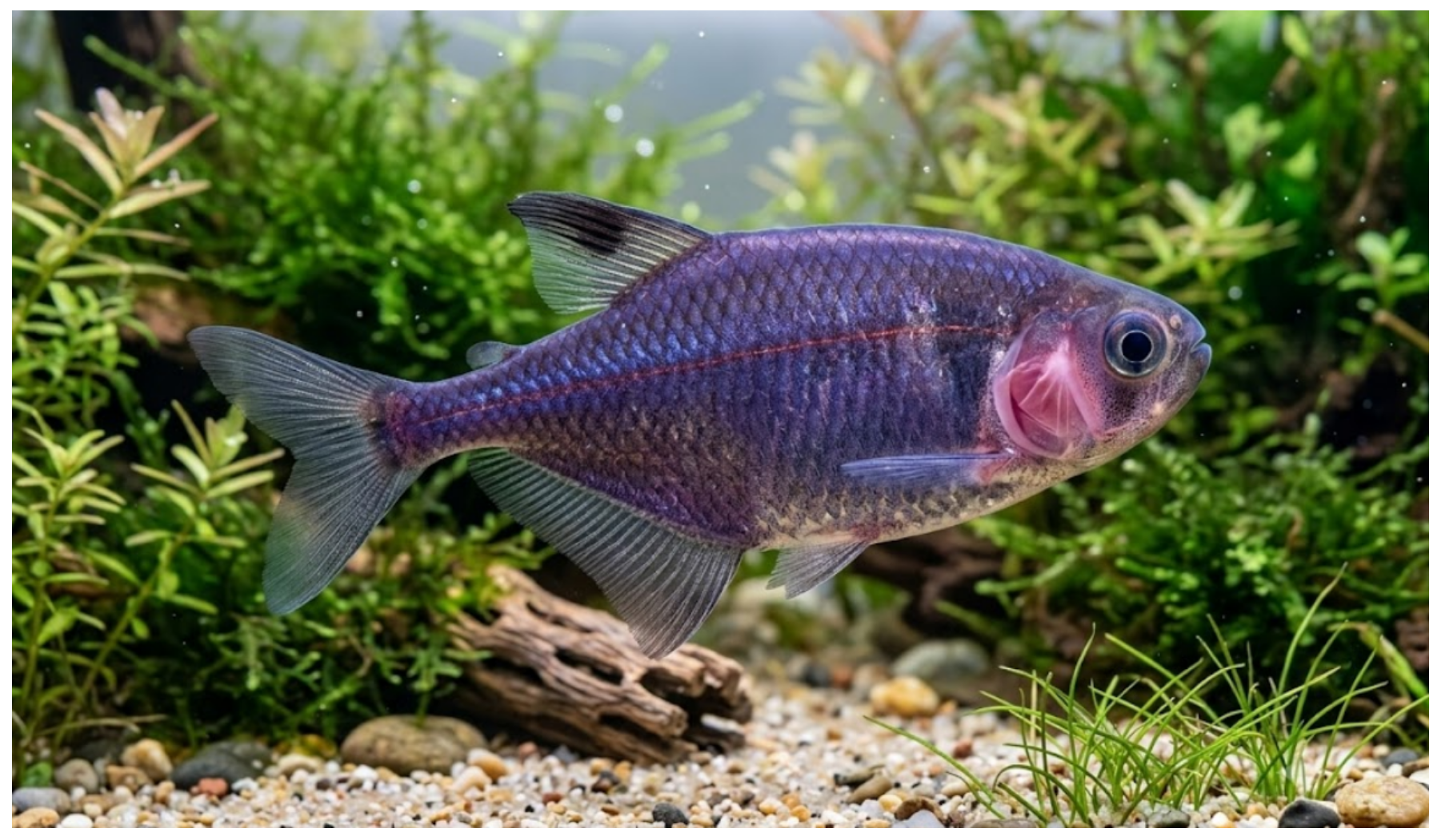 Foto de Pollimyrus nigripinnis em ambiente natural ou aquário